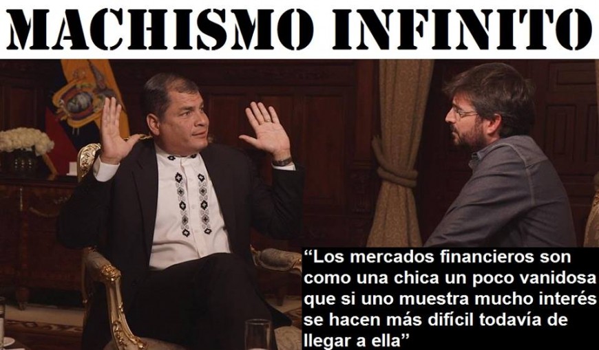 Meme de Ecuador Etxea por las declaraciones de Correa en Salvados.