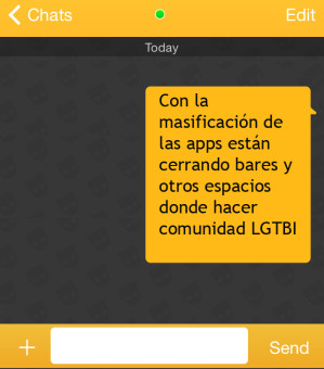 Con la masificación de las apps están cerrando bares y otros espacios donde hacer comunidad LGTBI