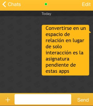 Convertirse en un espacio de relación en lugar de solo interacción es la asignatura pendiente de estas apps