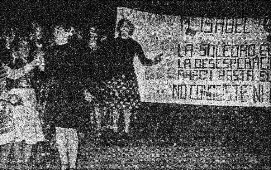 Fotografía publicada en la edición del 11 de noviembre de 1977 en 'El Correo Español'-J.I Fernández