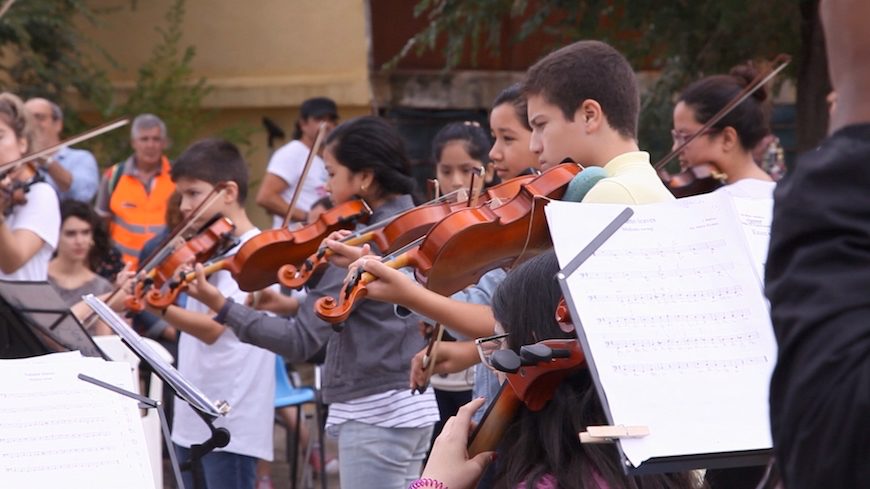 La orquesta Acción Social por la Música también ha actuado en el festival/ Fotos cedidas por la organización