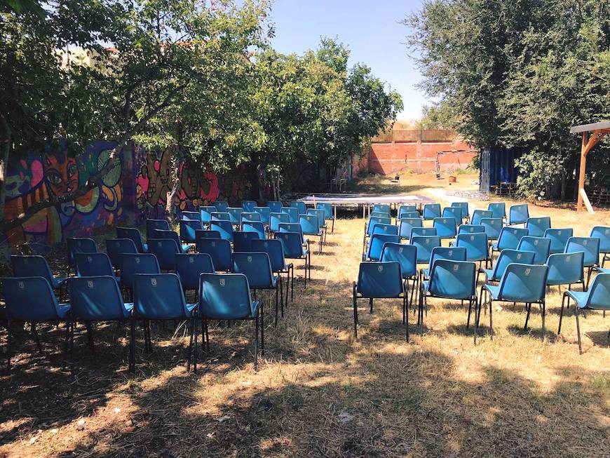 El patio de butacas preparado para acoger al público de una nueva edición del Festival de Cine./Fotos cedidas por la organización