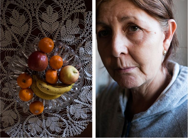  "Llamo a mi nieta y me dice: ‘yaya, ¿puedes traer algo de comida?’”. “No tenemos nada para cenar. Eso es para que lo apuntes”, (Chany, 63 años).