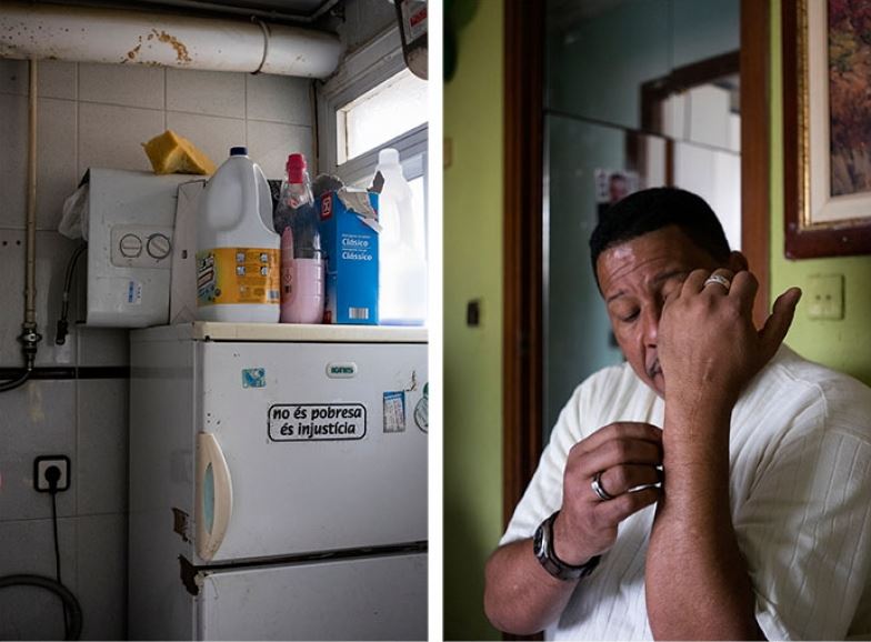 "Desde los últimos meses solo hacemos una comida al día”. (Francisco, 53 años). 