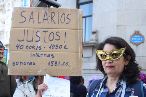 En su día internacional, las Trabajadoras de Hogar exigen igualdad de derechos. 30/03/2019.