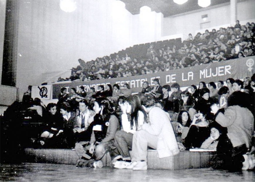 Las jornadas feministas estatales de 1979 se celebraron también en Granada.- Fuente: http://archivo-t.net/