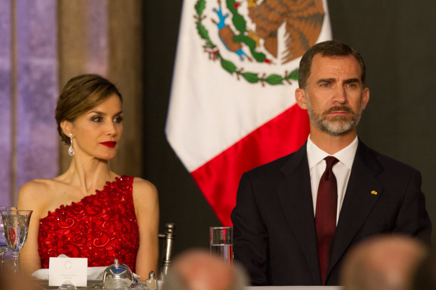 Felipe VI y Letizia Ortiz en una cena de honor.- Presidencia de la República Mexicana (Creative Commons Attribution 2.0 Generic)