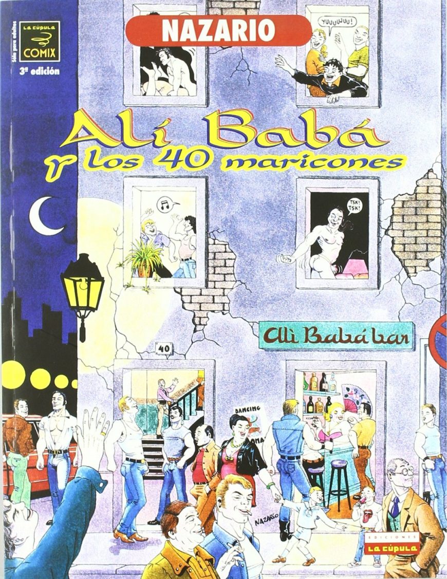 Portada del cómic 'Alí Babá y los 40 maricones'.