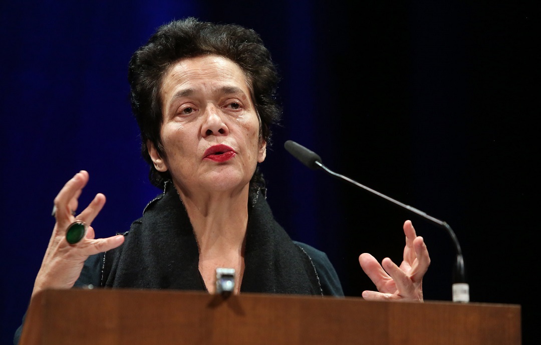 Françoise Vergès en una conferencia en 2018. / Foto: Adam Berry (Flickr)