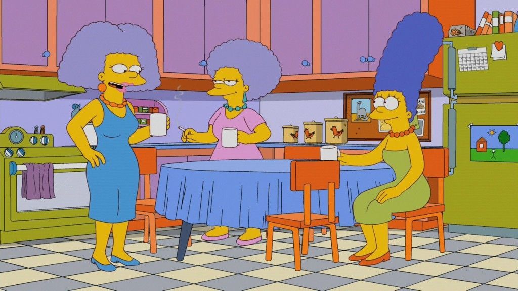 Patty y Selma Bouvier, hermanas de Marge Simpson